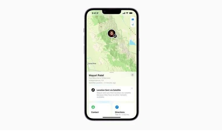 芷江苹果14维修分享iPhone14系列中 FindMy功能通过卫星分享位置方法教程 